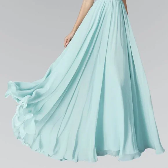 NEW MINT EVENING LONG MAXI - Strapless Sweetheart A-Line Prom Dress Gl2069 - Picture 6 of 7